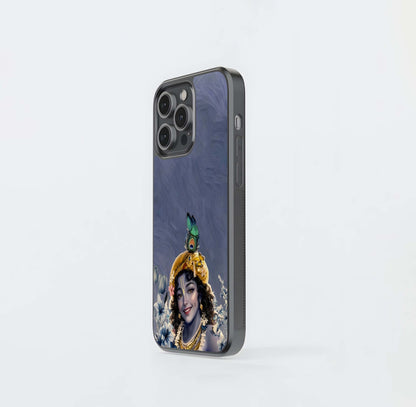 Lord Krishna Glass Case