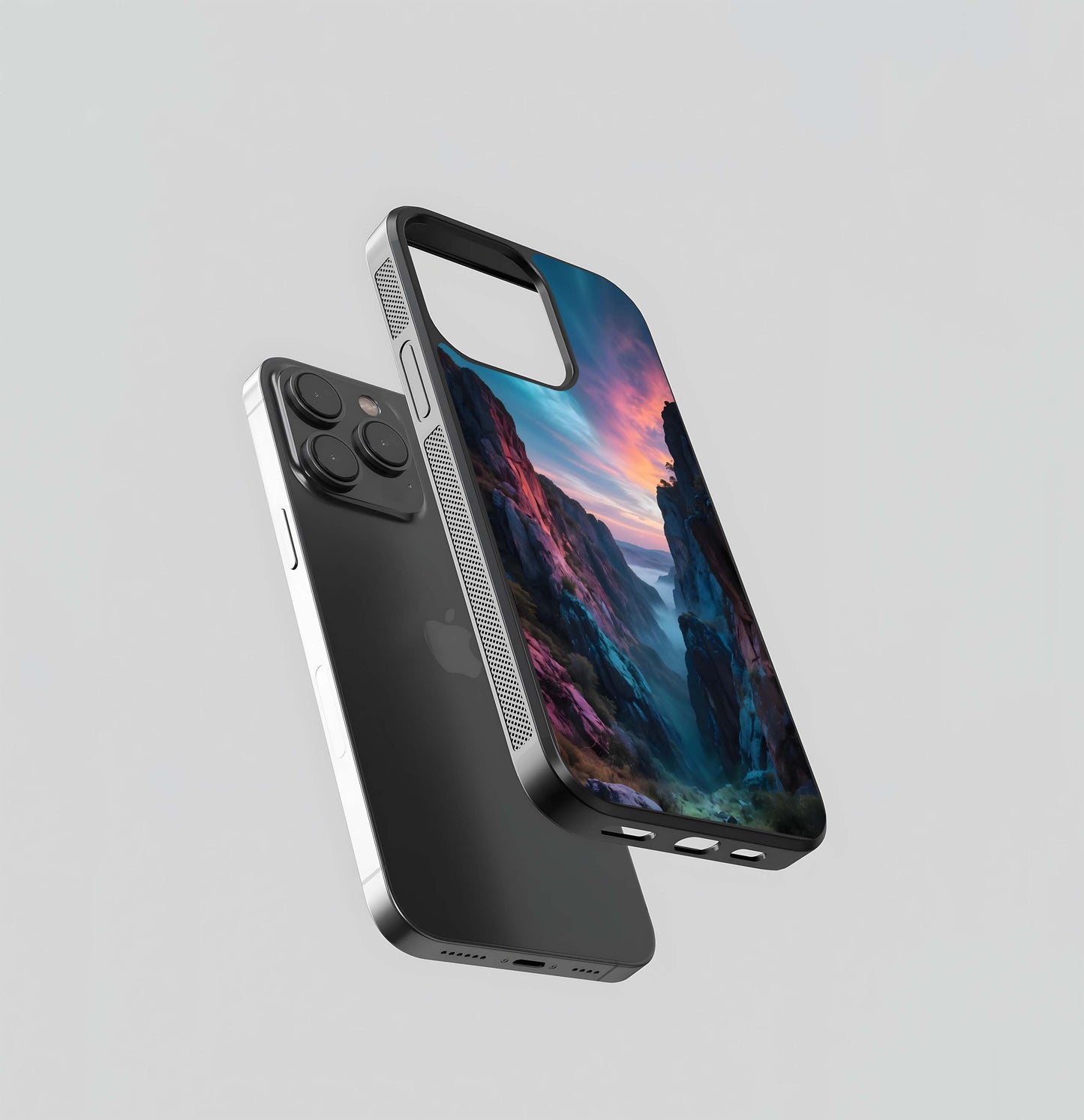 Chasm of Aurora Light Glass Case