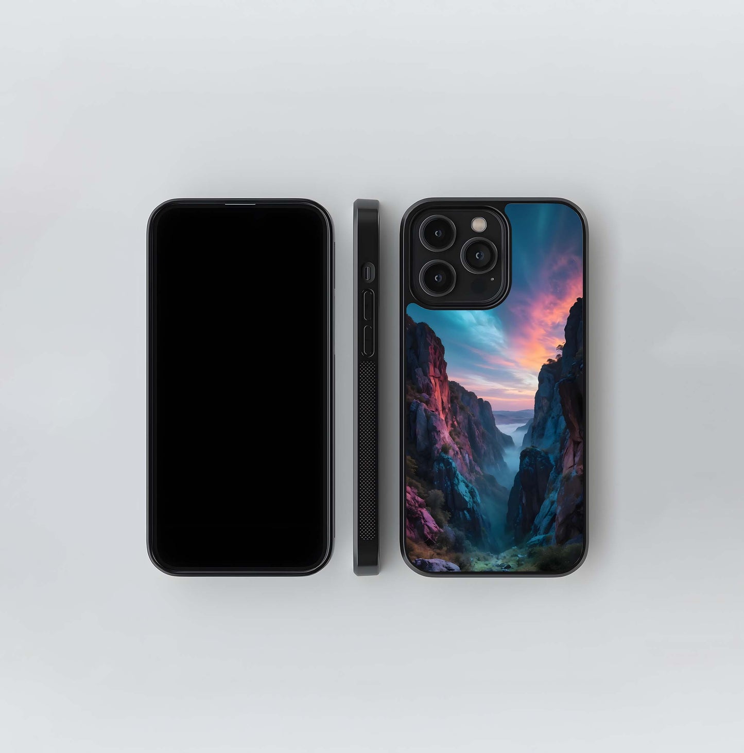 Chasm of Aurora Light Glass Case