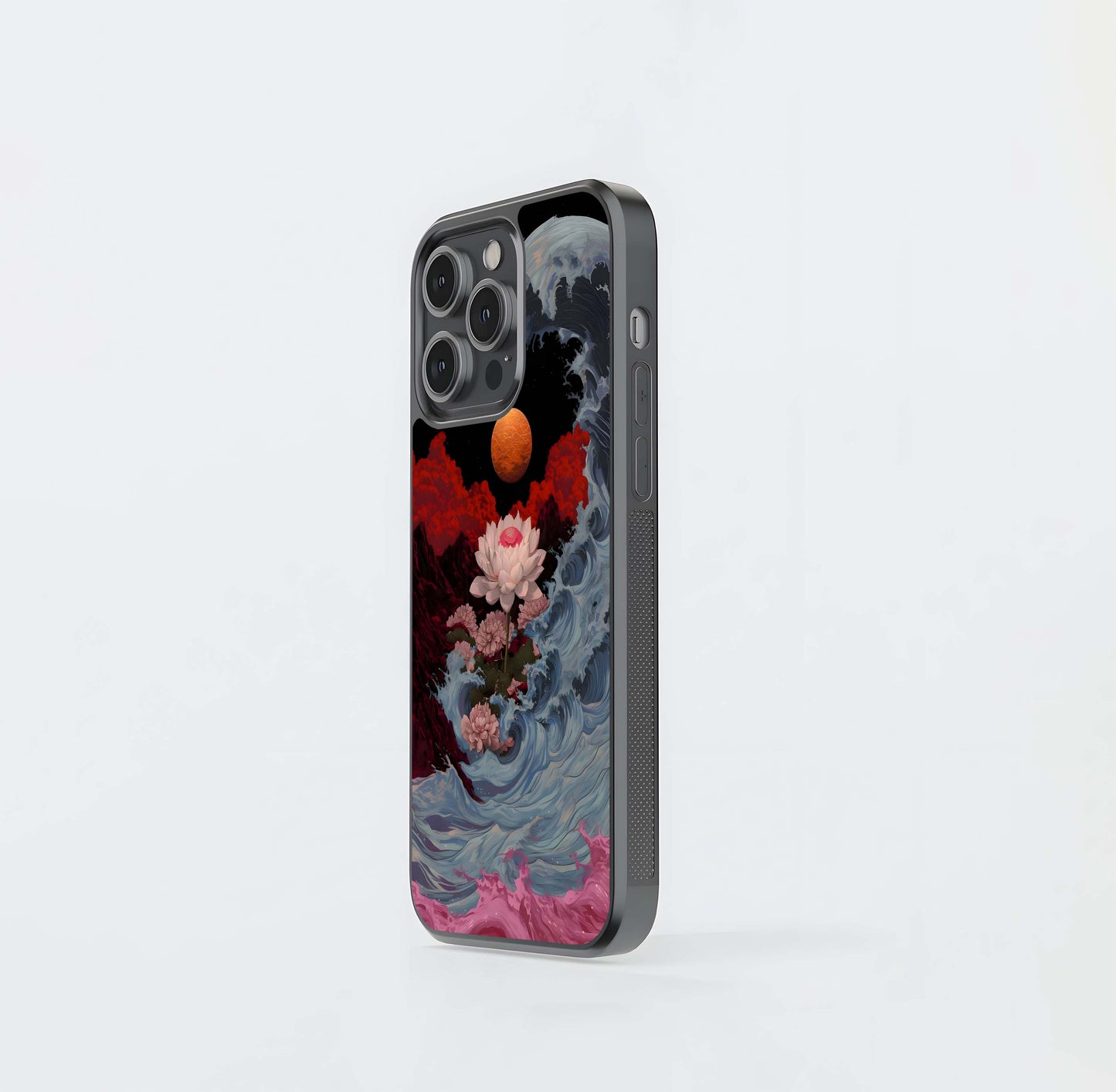 Lotus Blossom Drift Glass Case