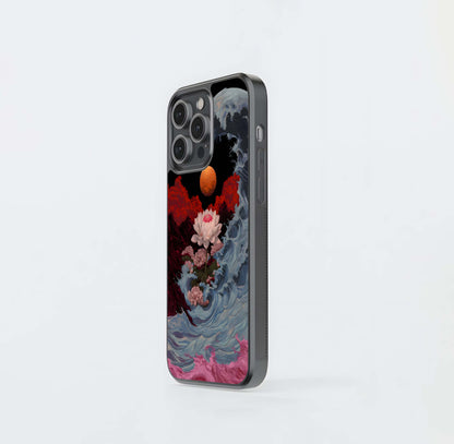 Lotus Blossom Drift Glass Case