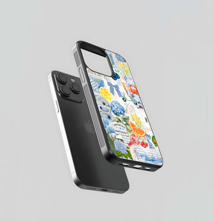 Coastal summery Glass Case