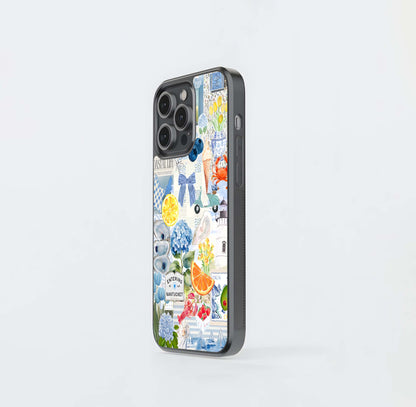 Coastal summery Glass Case