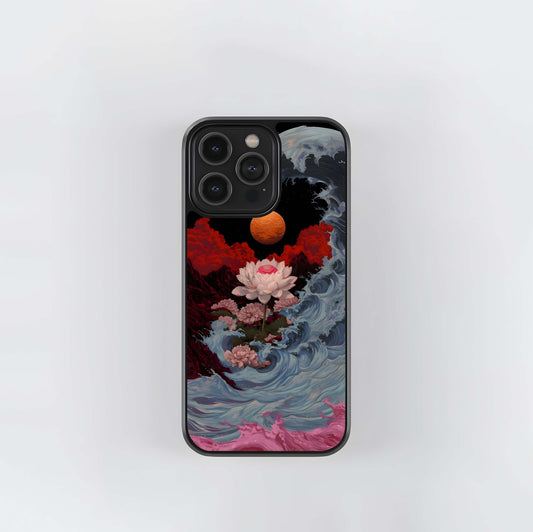 Lotus Blossom Drift Glass Case