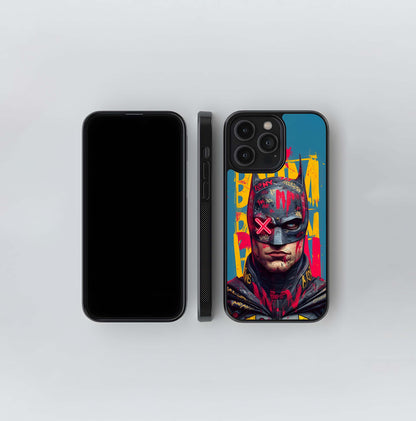 Graffiti Punk Batman Glass Case