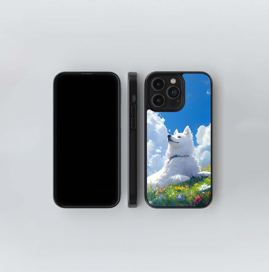 Blissful Cloud Pup Glass Case