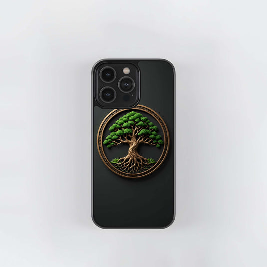 The Rooted Mandala Glass Case