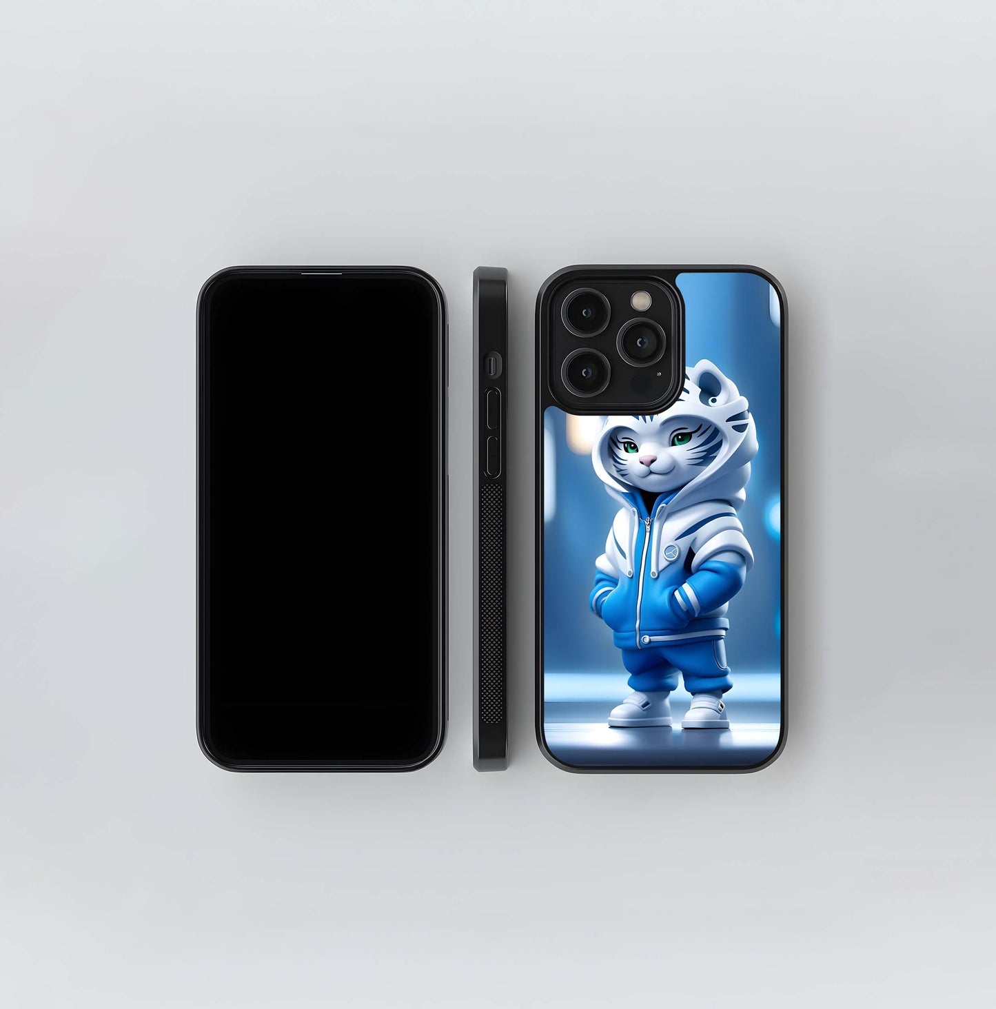 The Sporty Tiger Cub Glass Case