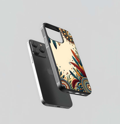 Mandala Patterns Glass Case