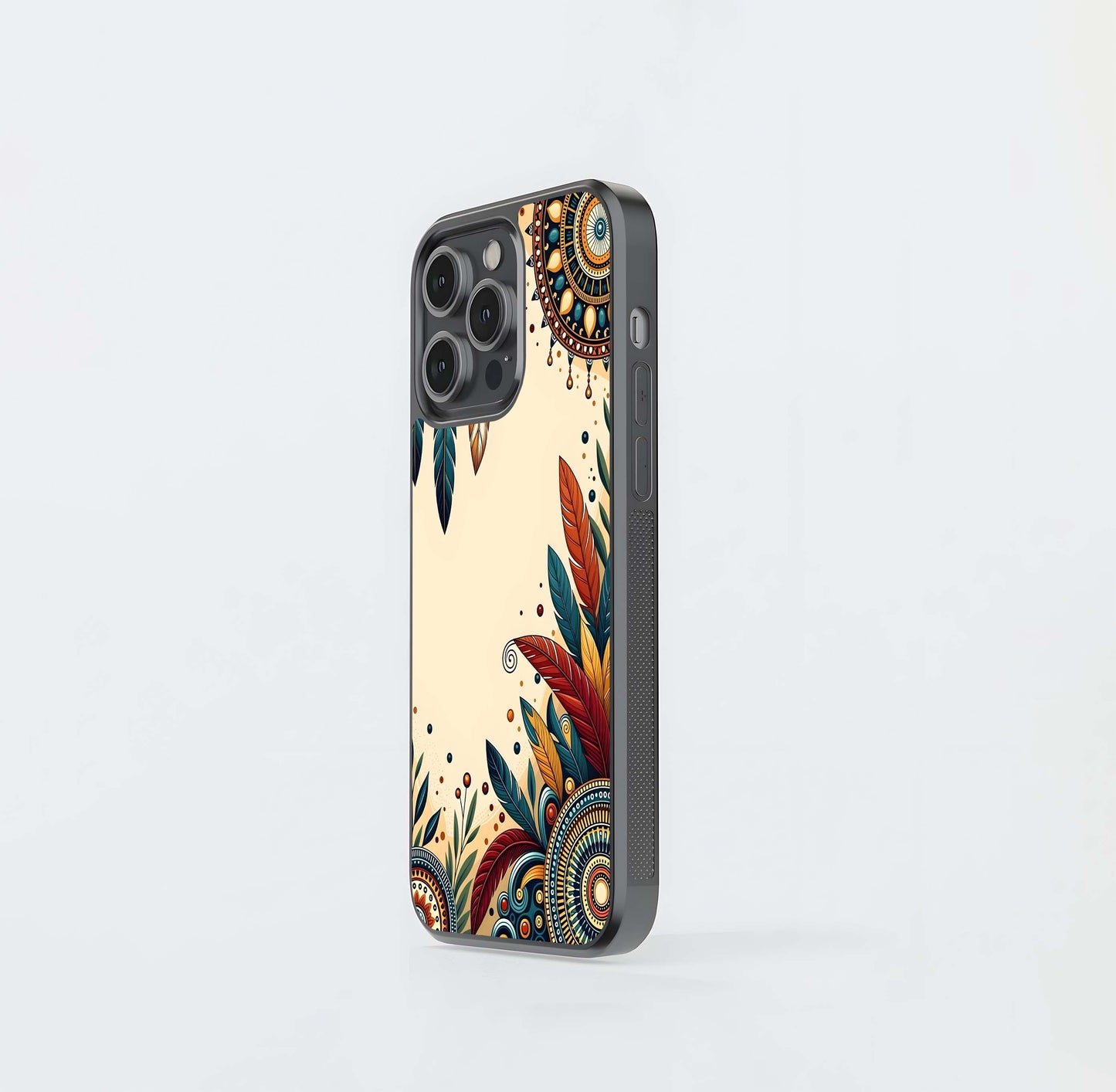 Mandala Patterns Glass Case