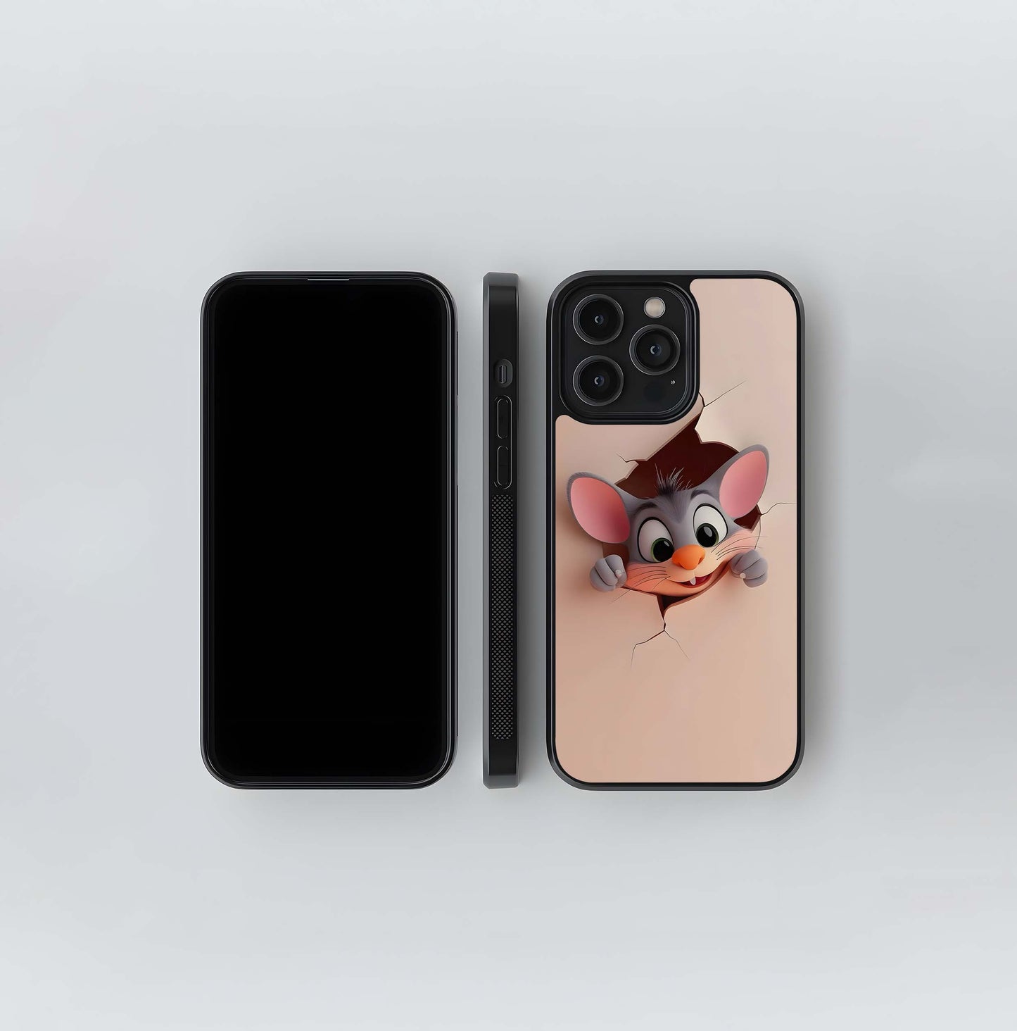 The Wall Breaker Mouse Glass Case