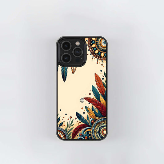 Mandala Patterns Glass Case
