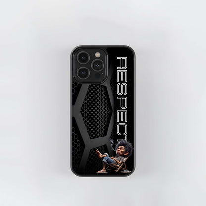 Grumpy Respect Glass Case