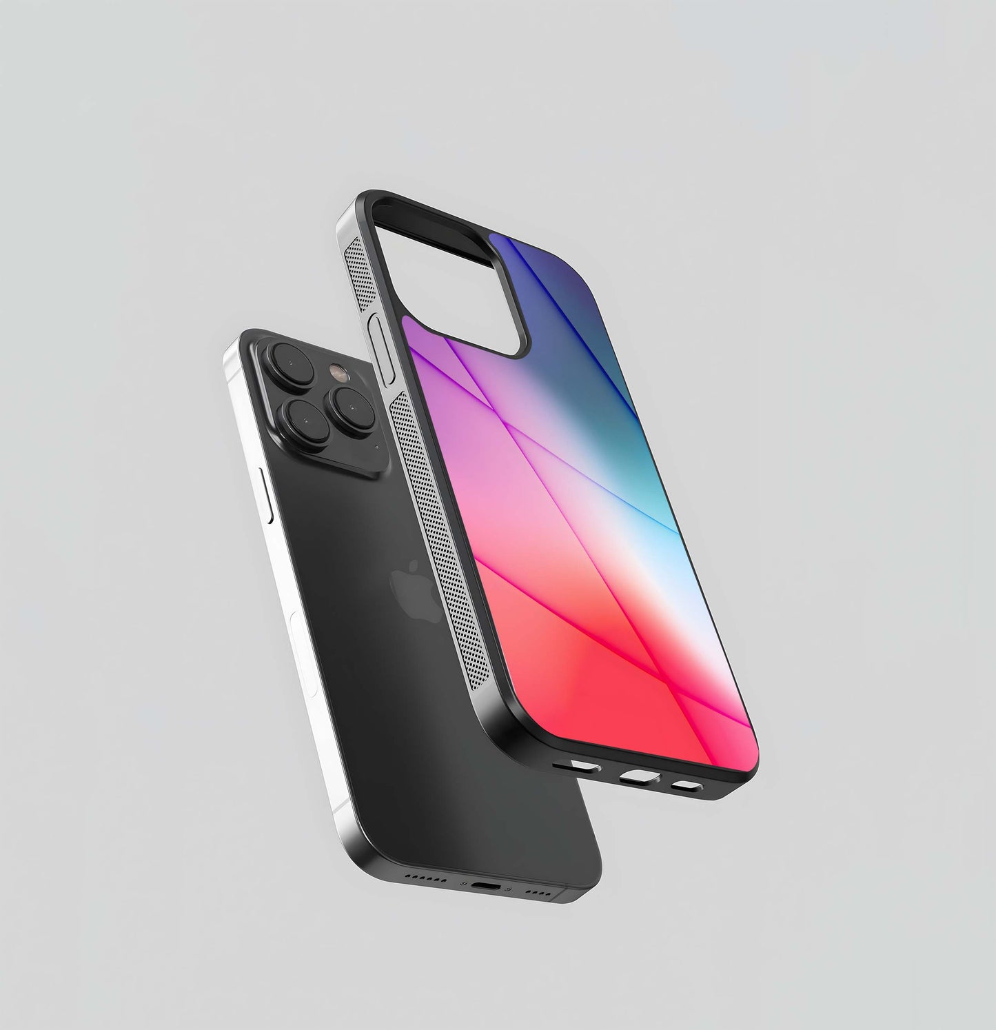 Chromatic Geometry Glass Case