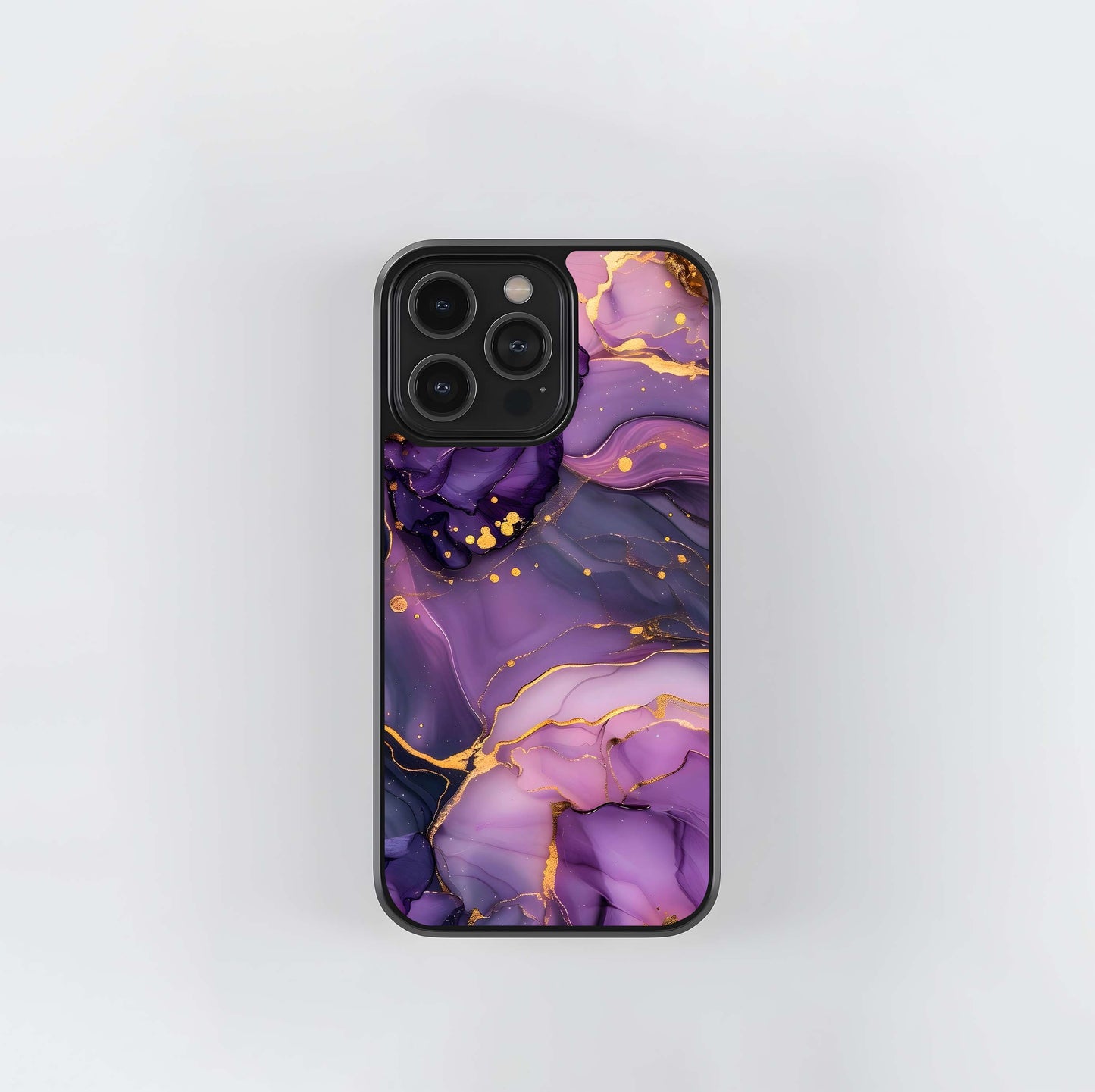 Marble Effects Background Glass Case