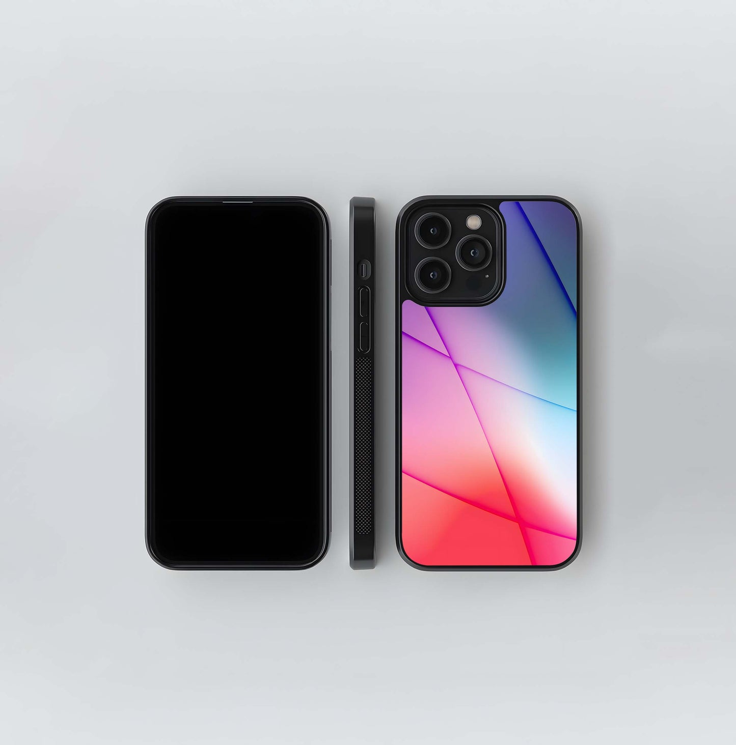 Chromatic Geometry Glass Case