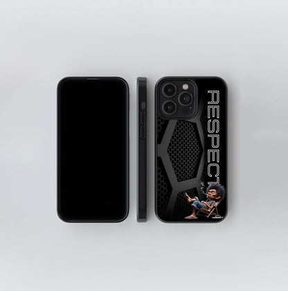 Grumpy Respect Glass Case