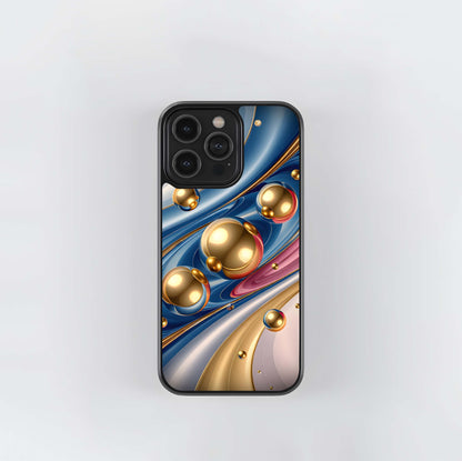 Chromatic Gold Flow Glass Case