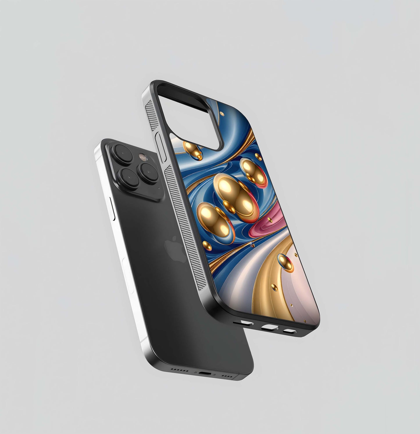 Chromatic Gold Flow Glass Case