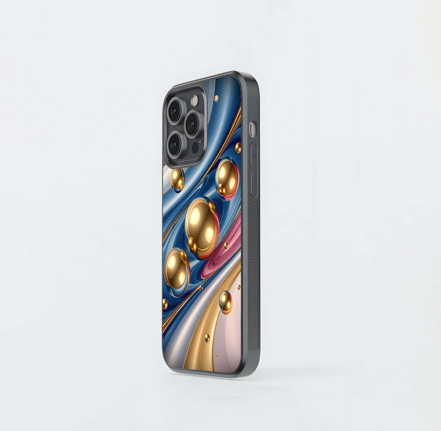 Chromatic Gold Flow Glass Case