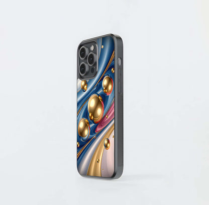 Chromatic Gold Flow Glass Case