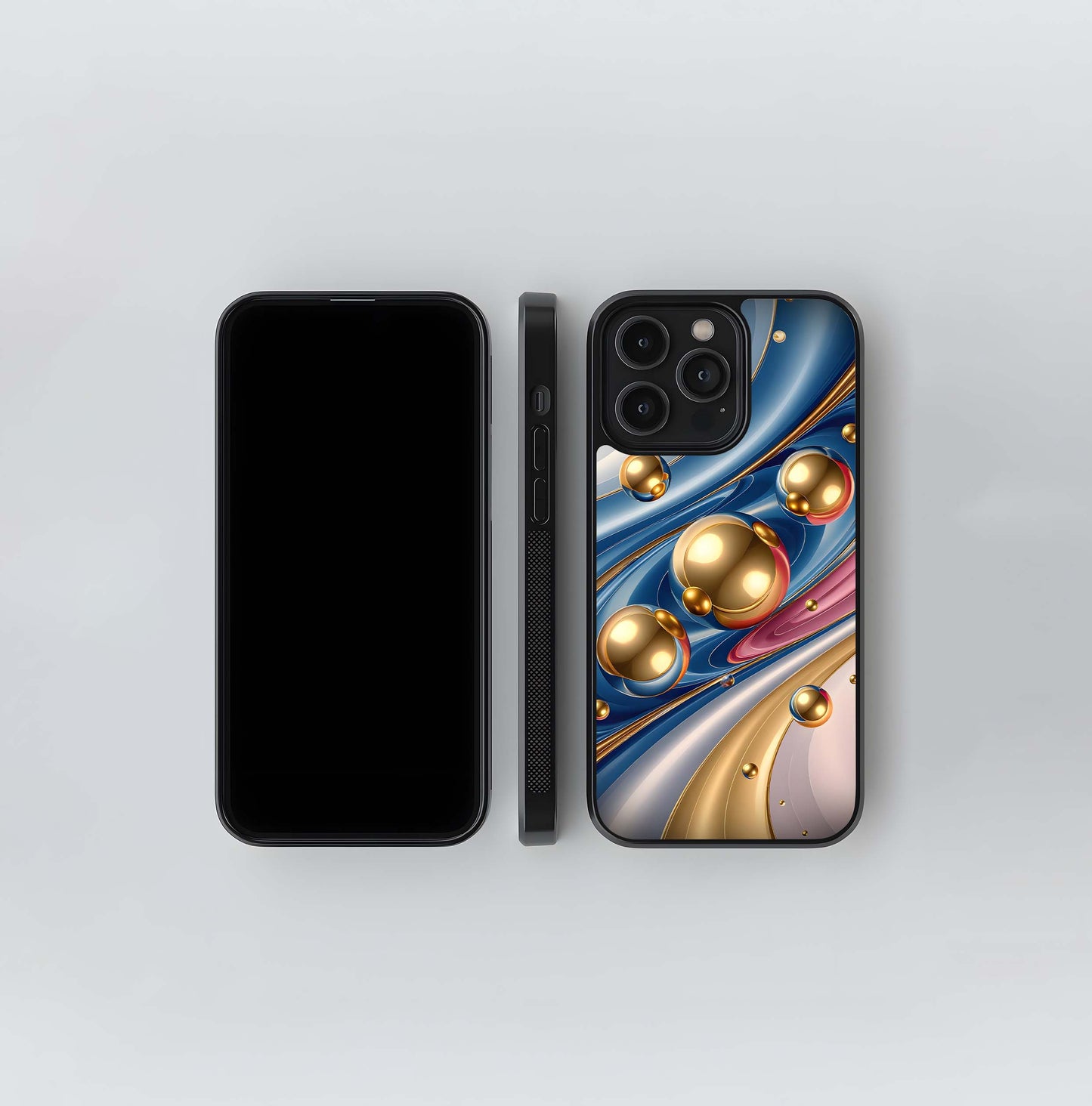 Chromatic Gold Flow Glass Case