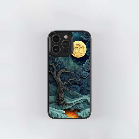 Moon Whisper Woods Glass Case