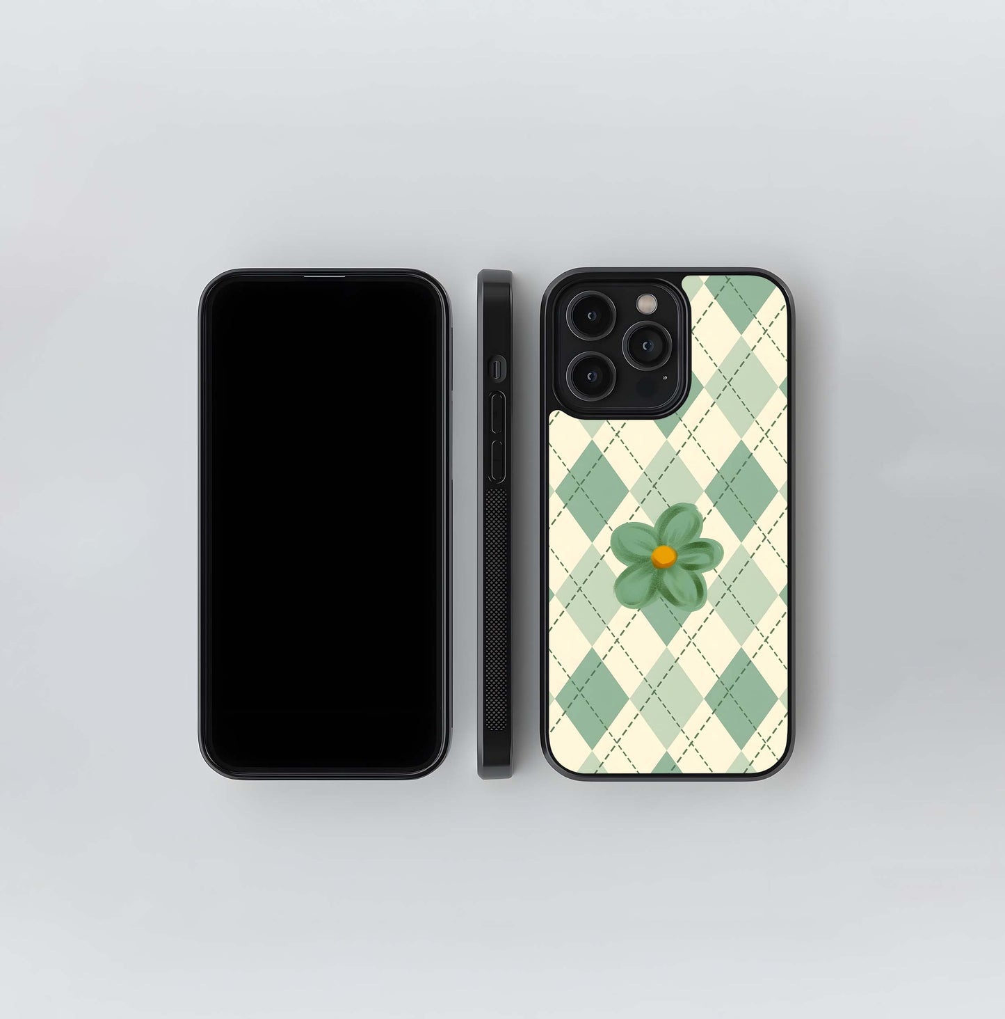 Argyle Petal Pop Glass Case