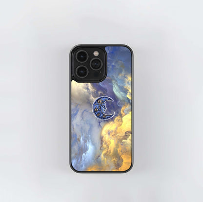 Artistic Cloudy Sky Glass Case