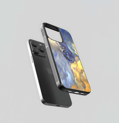 Artistic Cloudy Sky Glass Case