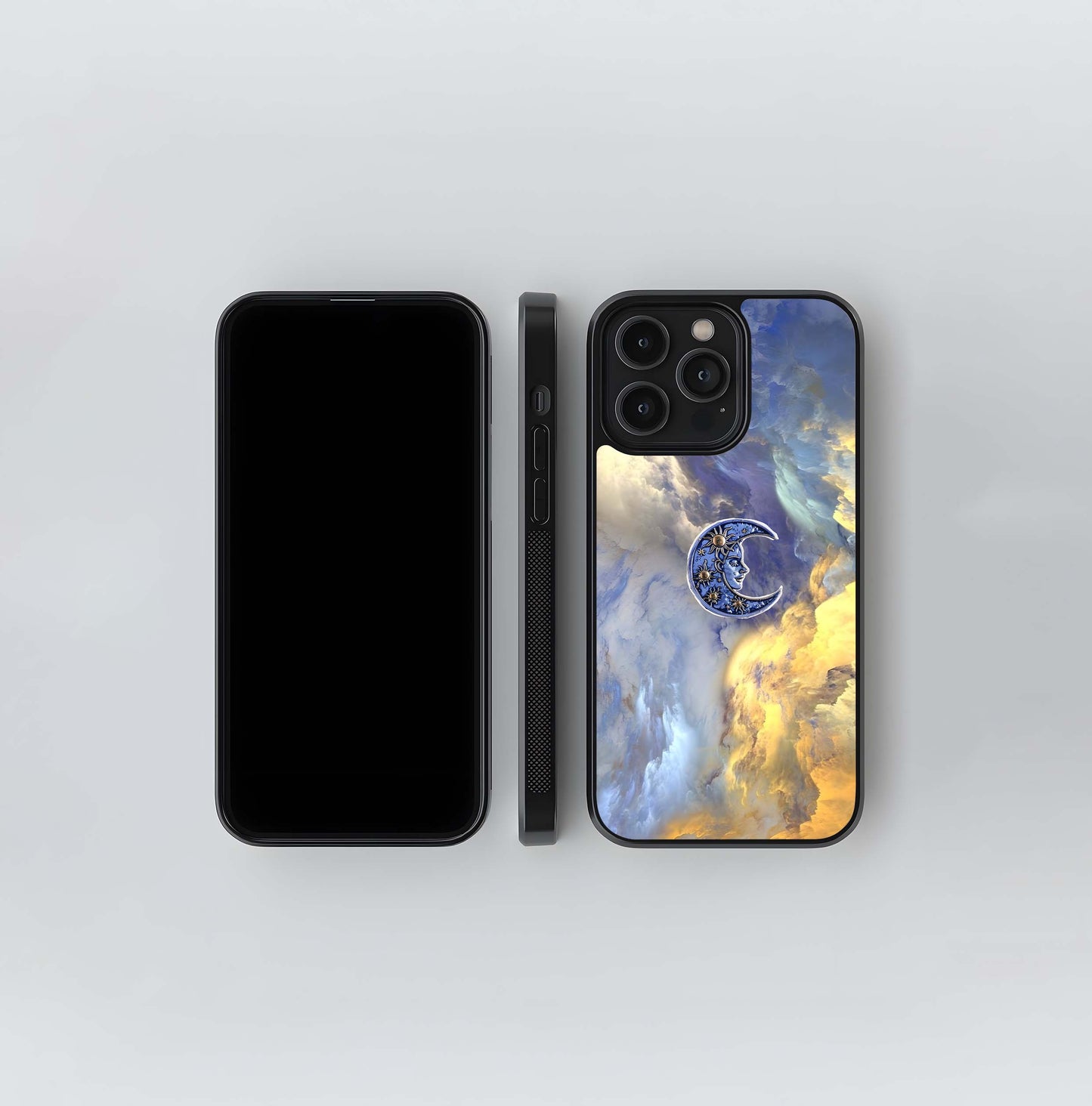Artistic Cloudy Sky Glass Case