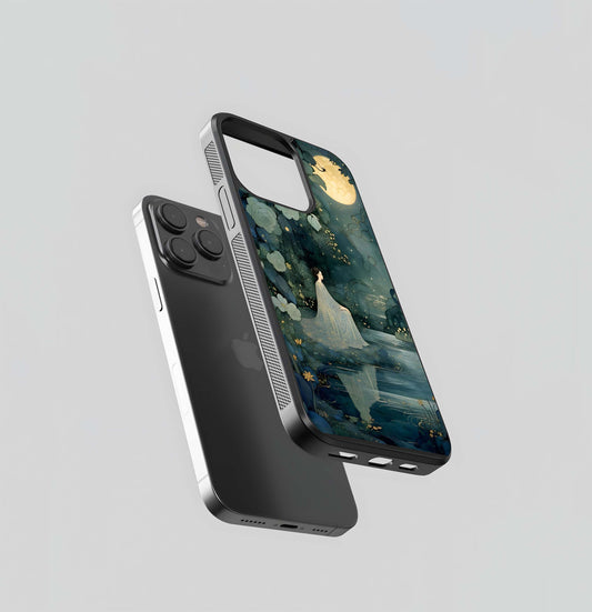 Moonlit Forest Glow Glass Case