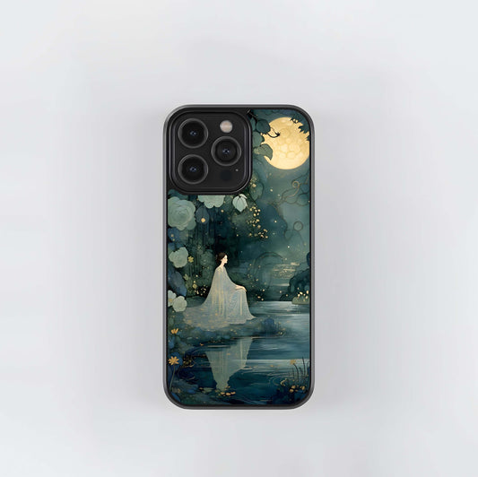 Moonlit Forest Glow Glass Case