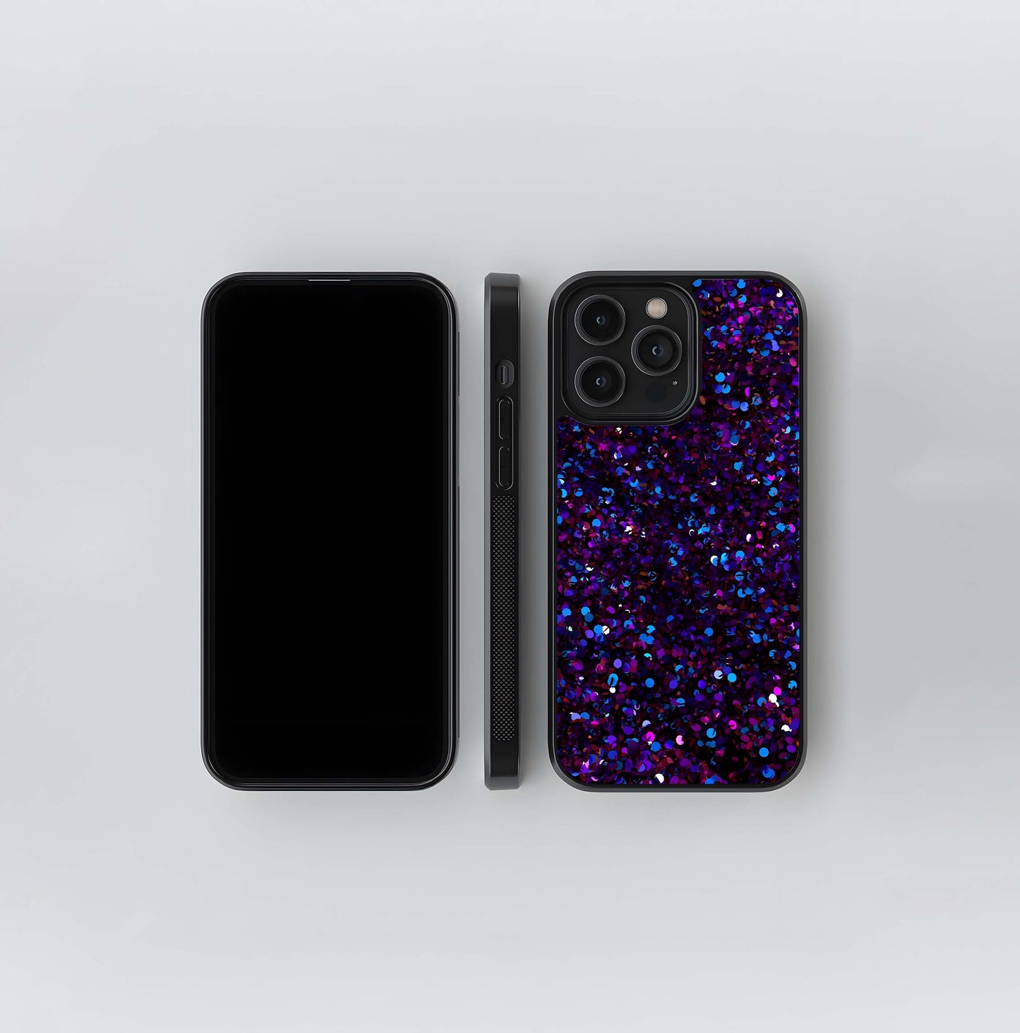 Chromatic Shimmer Cascade Glass Case