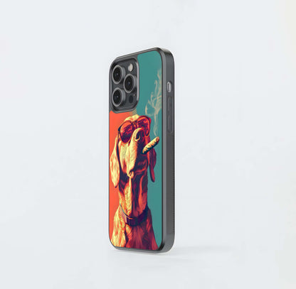 Chill Dog Vibe Glass Case