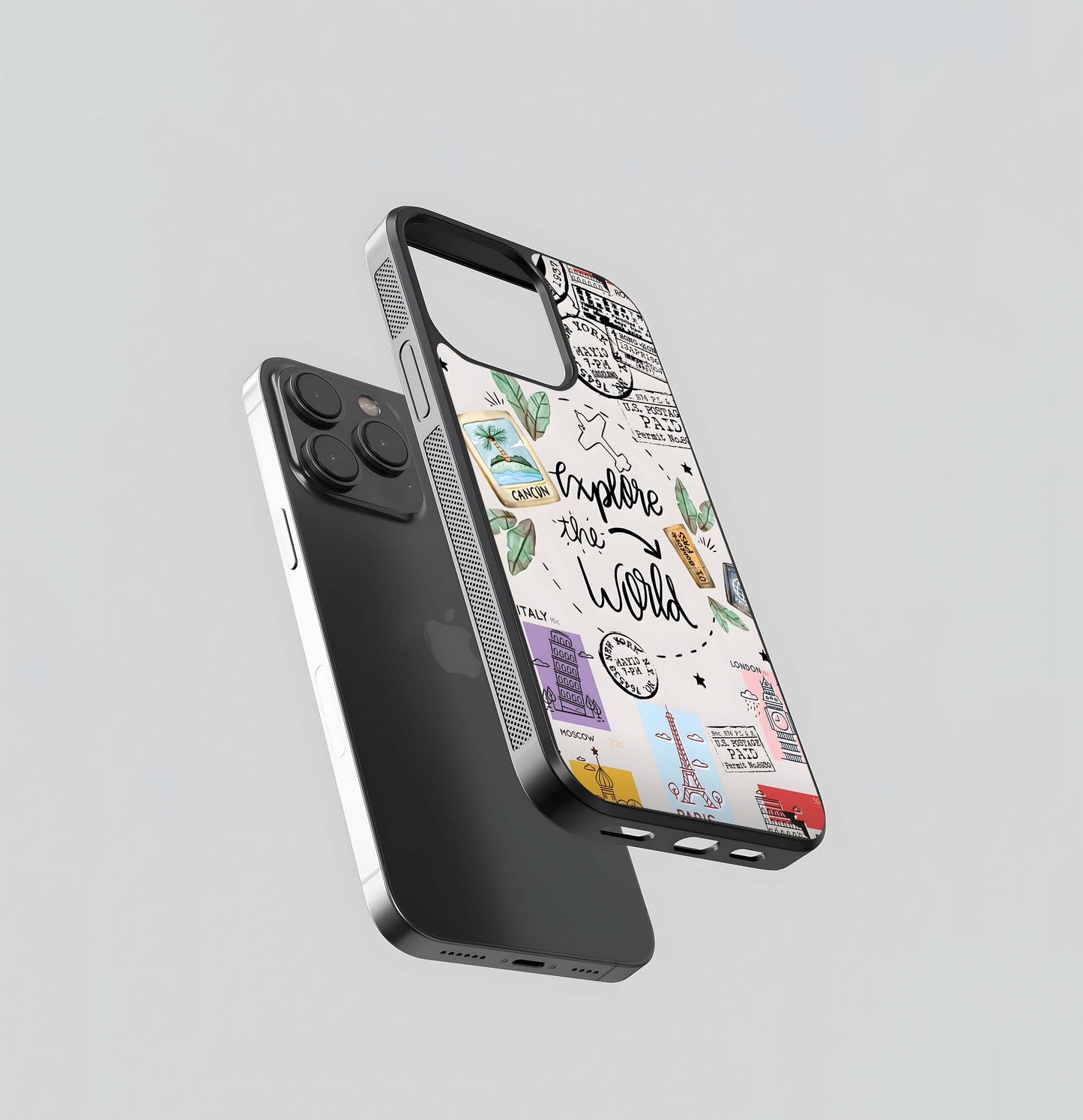 Adventure Awaits Art Glass Case