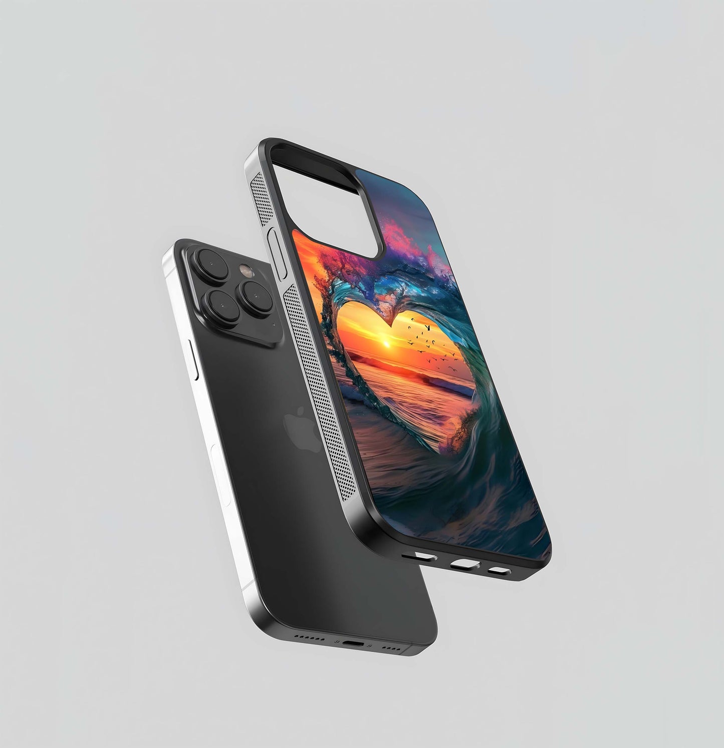 Heart of the Wave Glass Case