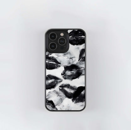 Midnight Kiss Marks Glass Case