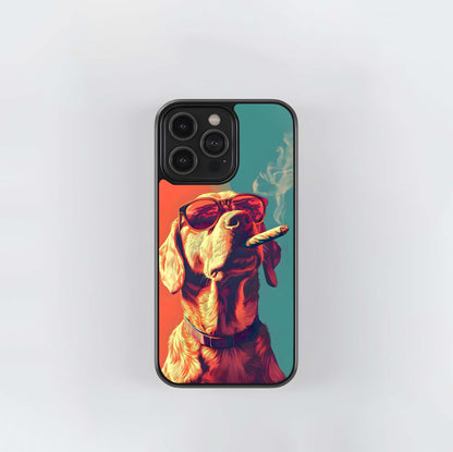 Chill Dog Vibe Glass Case