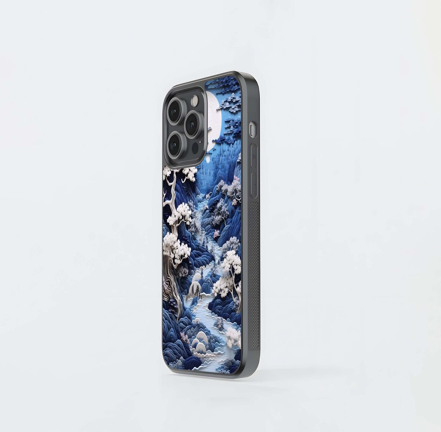 Moonlit Ice Grove Glass Case