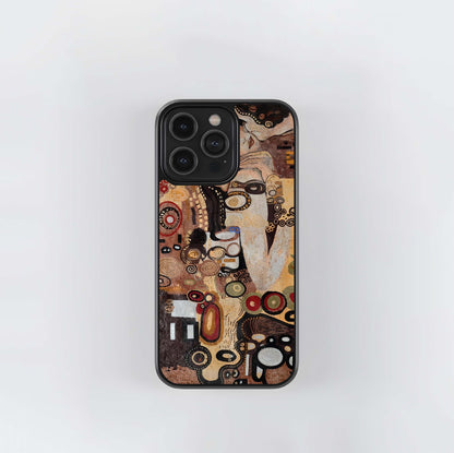 Artistic Heart Wave Glass Case