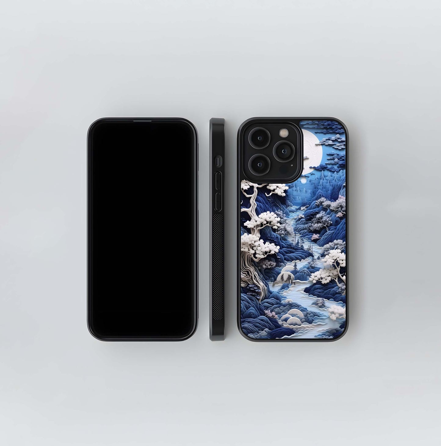 Moonlit Ice Grove Glass Case