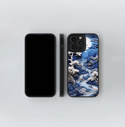 Moonlit Ice Grove Glass Case