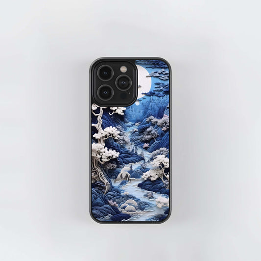 Moonlit Ice Grove Glass Case