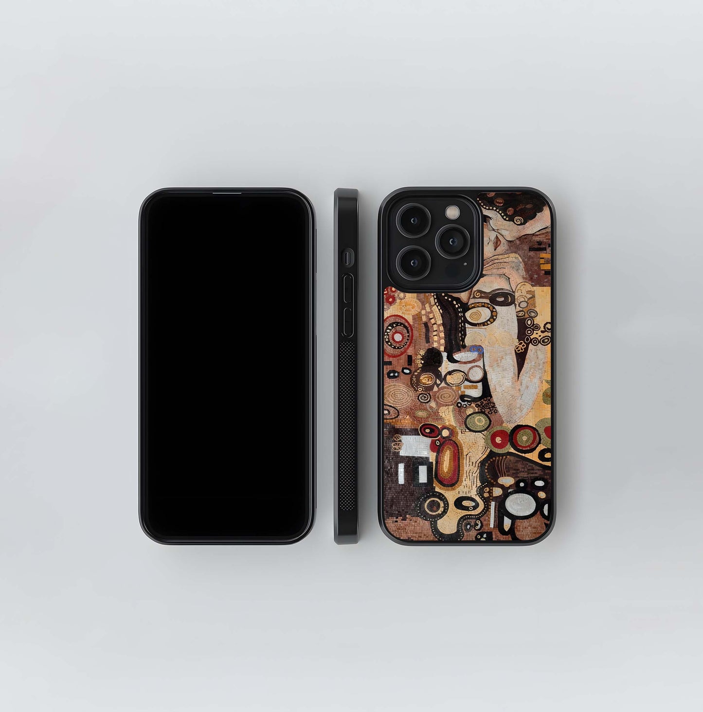 Artistic Heart Wave Glass Case