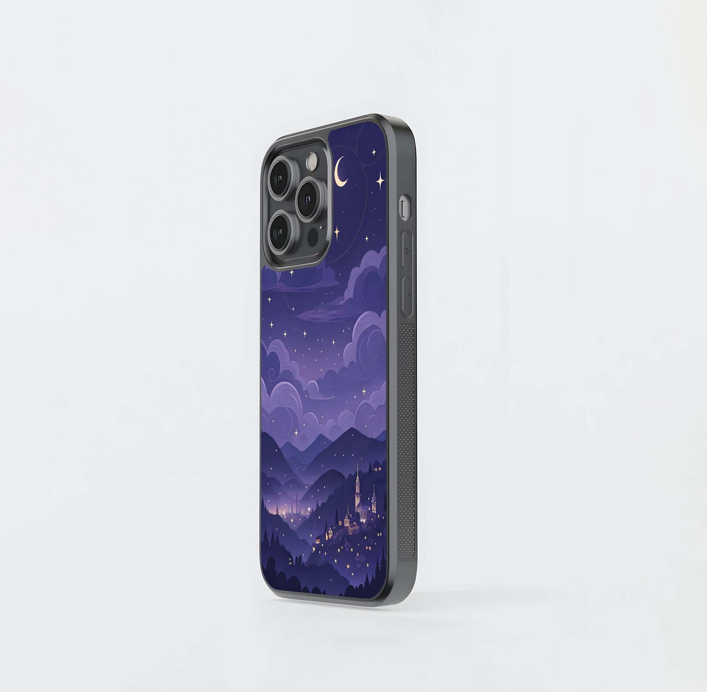 Minimal Night View Glass Case