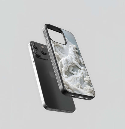 Jade Mountain Tiger Glass Case