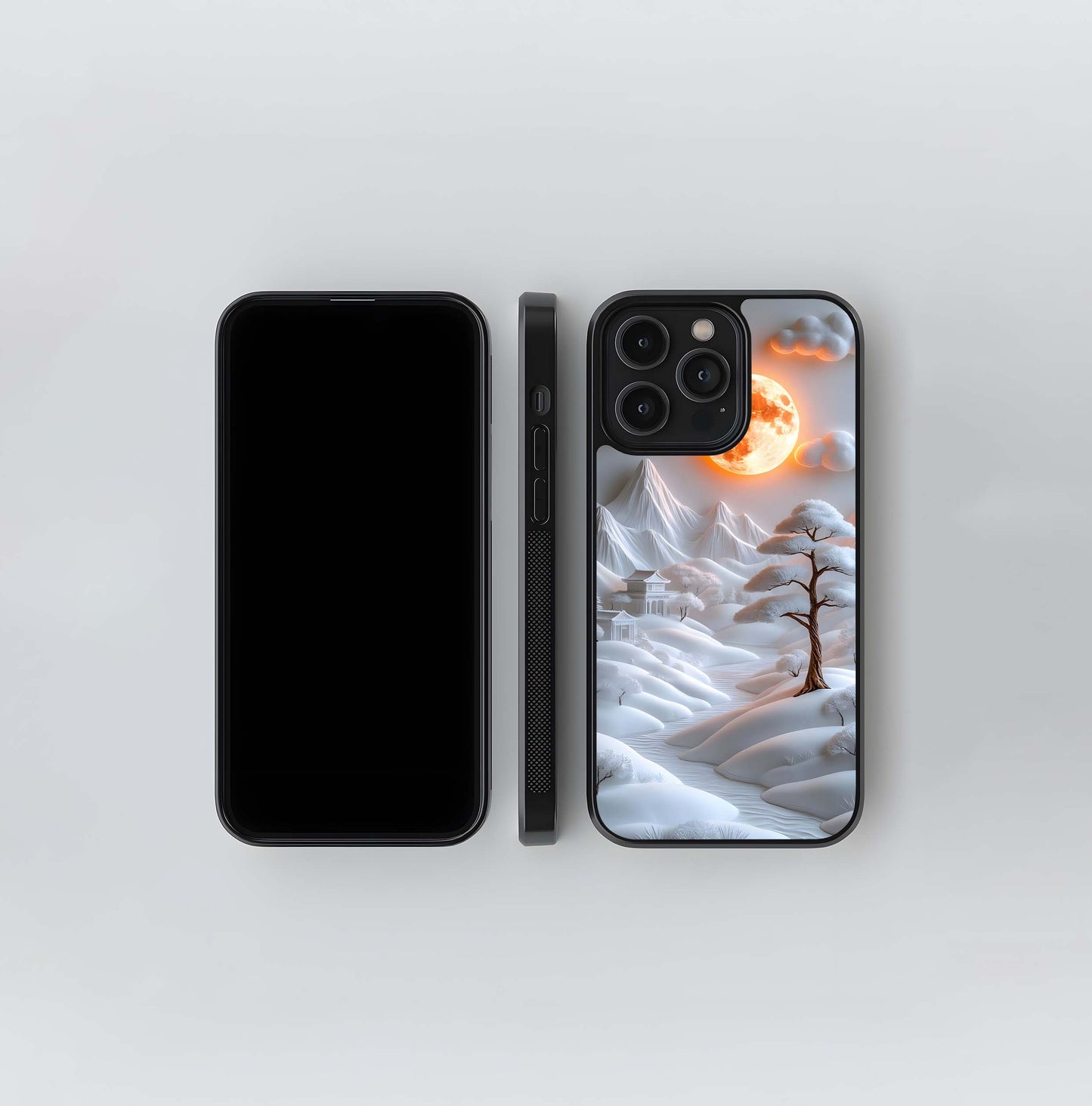 Moonlit Zen Valley Glass Case