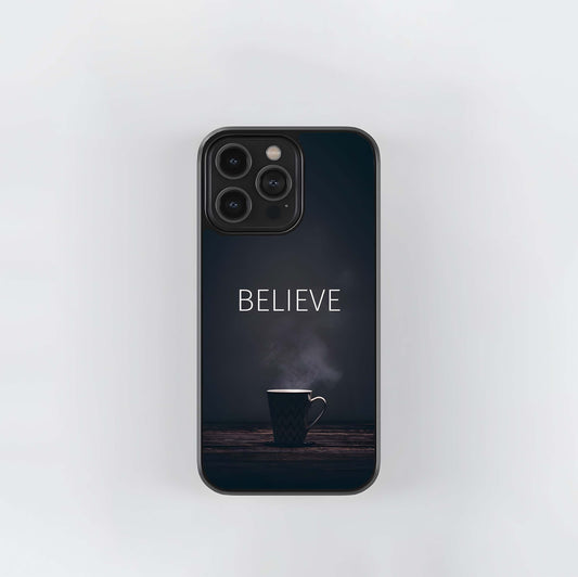 Cinematic Coffee Steam Glass Case