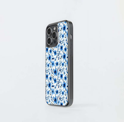 Minimalist Flowers Glass Case